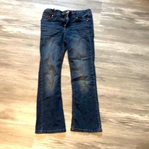 Girls blue jeans